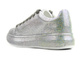 Sneakersy damskie pokryte cekinami - GOE JJ2N4048, srebrne