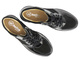 Wygodne sneakersy damskie ze skóry naturalnej Helios Komfort 347-2S, czarny 3 - tęgość H+