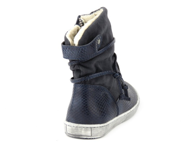 Kozaki dziecięce dziewczęce AMERICAN CLUB 16183, czerwone