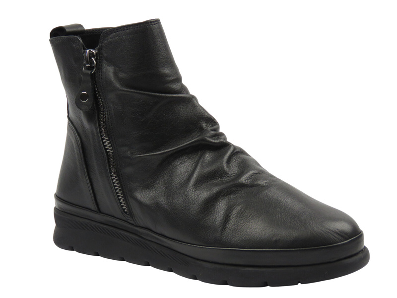 Botki damskie Nika Komfort 0630-8057-20, czarne