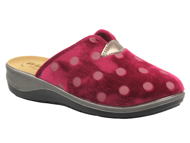 Kapcie damskie domowe Inblu OD-14, bordowy