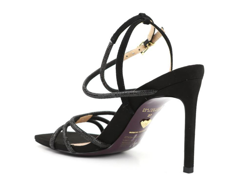 Eleganckie sandały damskie na szpilce - Tamaris 28371-20, czarne