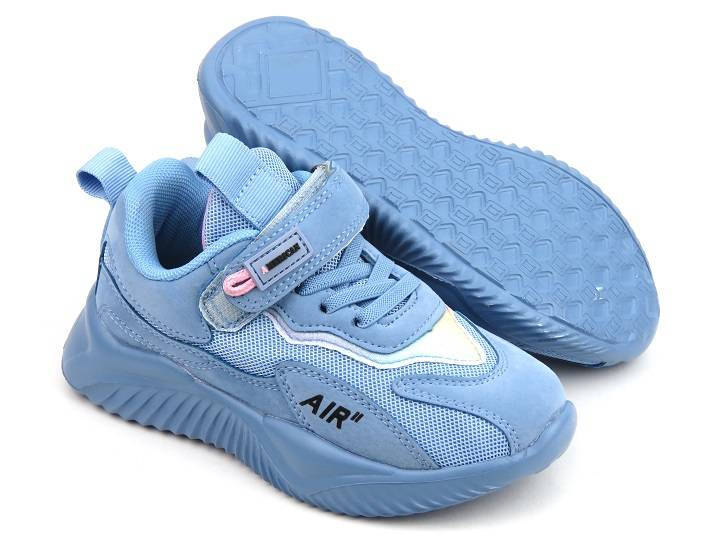 Sneakersy, buty sportowe dla dziewczynki - AMERICAN CLUB BS 22/22, niebieskie
