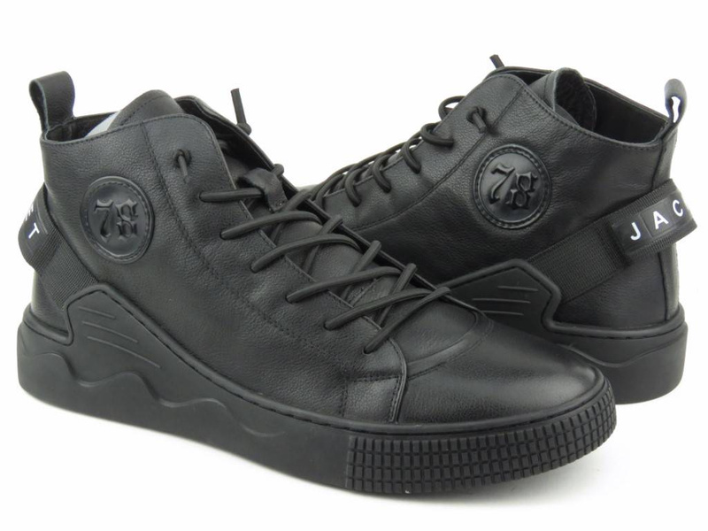 Sneakersy męskie, buty sportowe - JOHN DOUBARE LD1951, czarne
