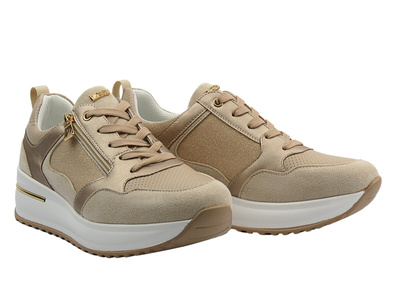 Sneakersy damskie na platformie różowe Inblu IN-420