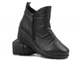 Botki damskie na dwa suwaki - COMFORTABEL 960232-01, czarne