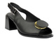 Sandały damskie na klocku - Venezia G067LEBLOBS006, czarne