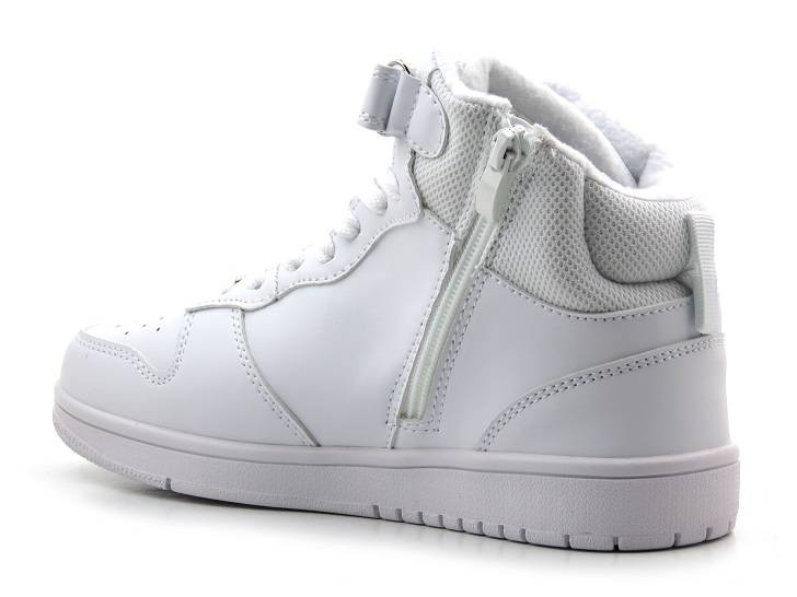 Zimowe buty dziecięce, młodzieżowe - AMERICAN CLUB ES102/22, białe