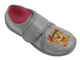 Miękkie kapcie, buty dziecięce z tęczą - BEFADO 660X061, szare