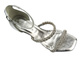 Eleganckie sandały damskie na szpilce - Tamaris 1-28035-42, srebrne