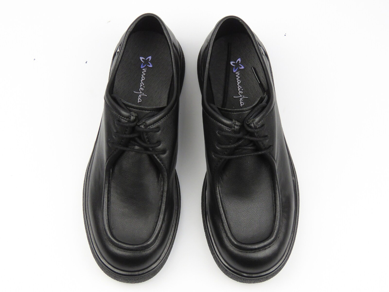 Skórzane półbuty damskie czarne Maciejka K7189-01/00-1