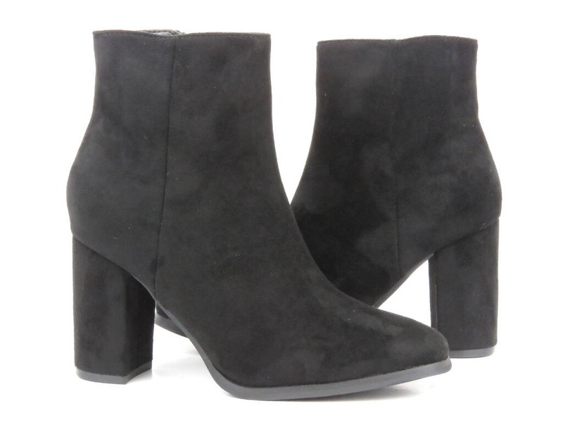 Botki damskie na obcasie - Evento 23BT35-6412, czarne