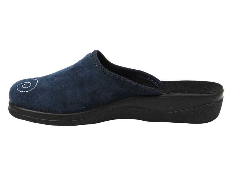 Wygodne kapcie damskie INBLU CA-5B, granatowe
