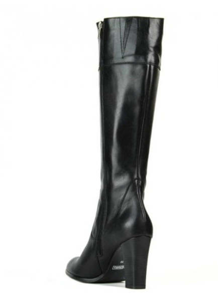 Skórzane Kozaki damskie Gerard 844, czarne