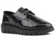 Eleganckie półbuty damskie - PIAZZA 850048-01, czarne