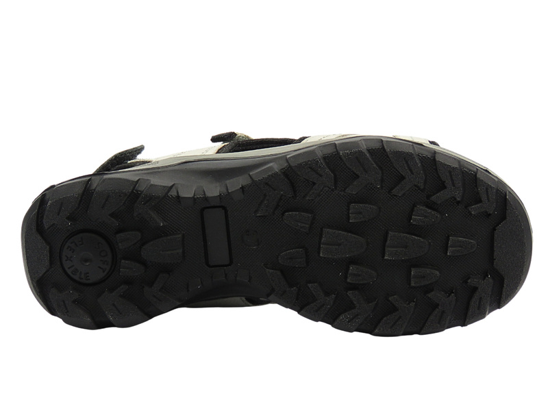 Sportowe sandały damskie Dr Brinkmann Trekking 710205-81, szare