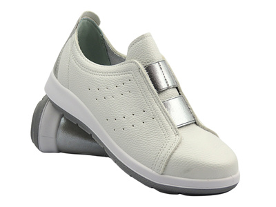 Półbuty damskie profilaktyczno-zdrowotne Befado dr Orto Casual białe 156D026