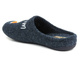 Filcowe kapcie męskie - MANITU 220022-05, granatowe