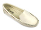 Wygodne, skórzane mokasyny damskie - HELIOS Komfort 398, złote