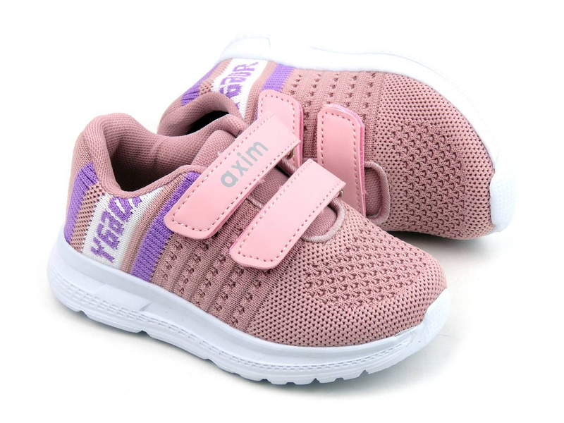 Buty sportowe dziecięce, adidasy AXIM 22140, różowe