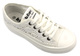 Koronkowe trampki damskie na platformie - Lee Cooper LCW-23-44-1617L, białe