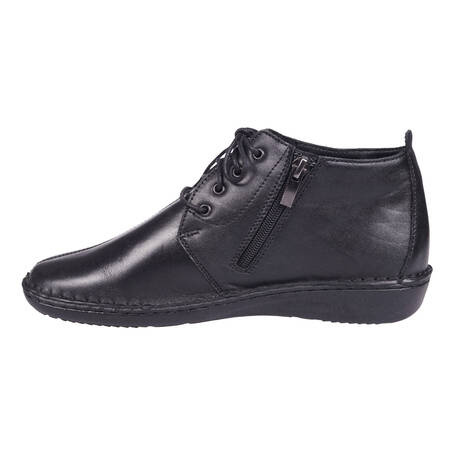 Botki damskie polskiego producenta - Syrena K230, czarne