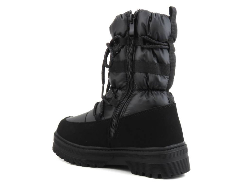 Cieplutkie śniegowce dziecięce - MISS E 23DZ23-6585, czarne