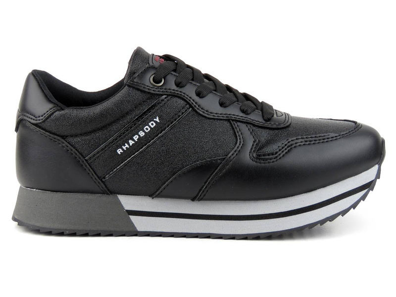 Buty sportowe damskie, sneakersy AMERICAN CLUB RH 25/21, czarne