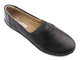 Wygodne półbuty damskie na koturnie czarne HELIOS Komfort 349S