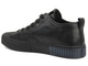 Skórzane sneakersy męskie - JOHN DOUBARE HD19958V1-6A, czarne