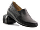 Miękkie półbuty damskie, lordsy - Helios Komfort 350-2, czarny 2