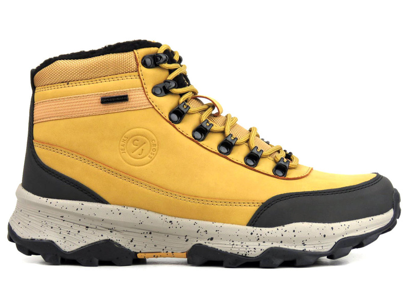 Trekkingi, buty zimowe męskie - CROSS JEANS KK1R4026C, camel