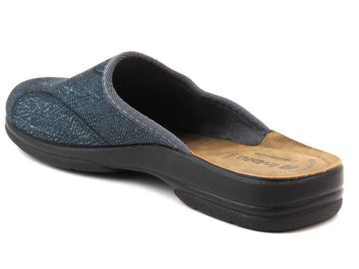 Wygodne i miękkie kapcie męskie - INBLU DAINO, szare