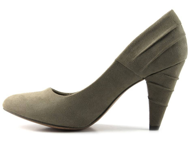 Szare czółenka na szpilce - Marco Tozzi 22432