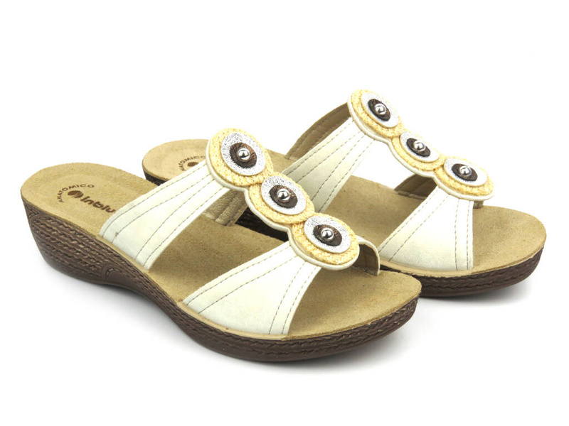 Klapki damskie INBLU GL-60, białe