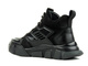 Kosmiczne sneakersy męskie z ociepleniem - JOHN DOUBARE H258-WG-487R, czarne