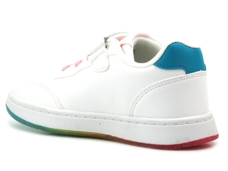 Sneakersy, trampki dziecięce sportowe - American Club XD71/23, białe