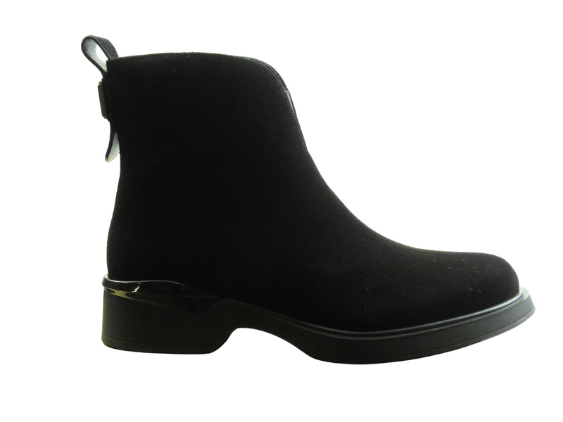 Ocieplane botki damskie czarne - Cambell 25-98307