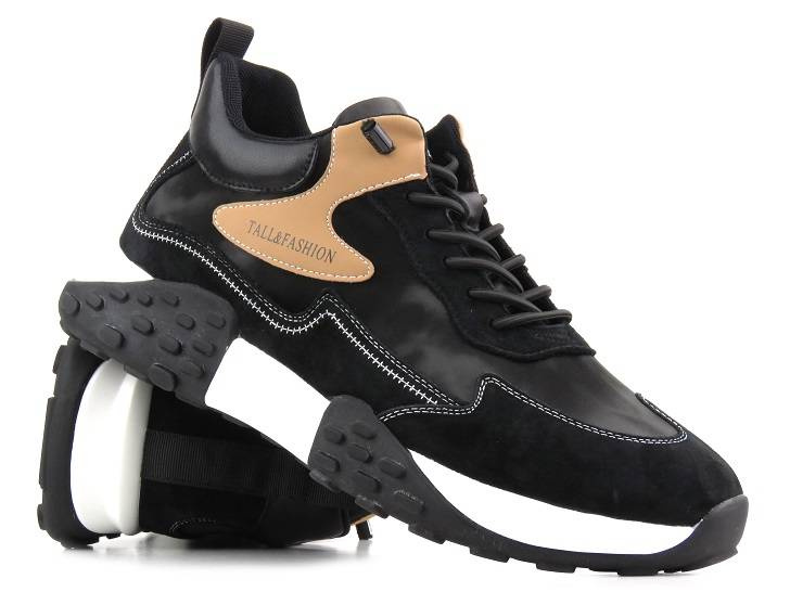 Sneakersy, buty sportowe męskie - JOHN DOUBARE 502, czarne