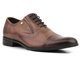 Skórzane półbuty, oksfordy męskie wizytowe Conhpol 5540-0921, brązowy