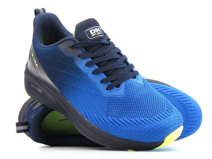 Lekkie sneakersy męskie, adidasy DK Activ Run VB16772, niebiesko-granatowe