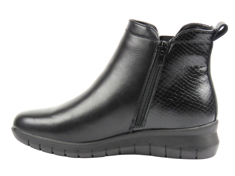 Wygodne botki damskie Sokolski H-139, czarne