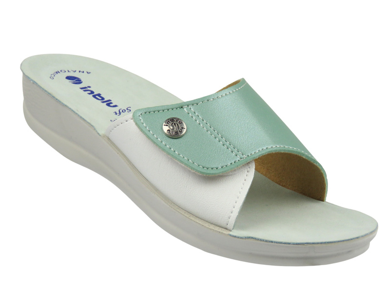 Wygodne klapki damskie Inblu VR-52, zielone