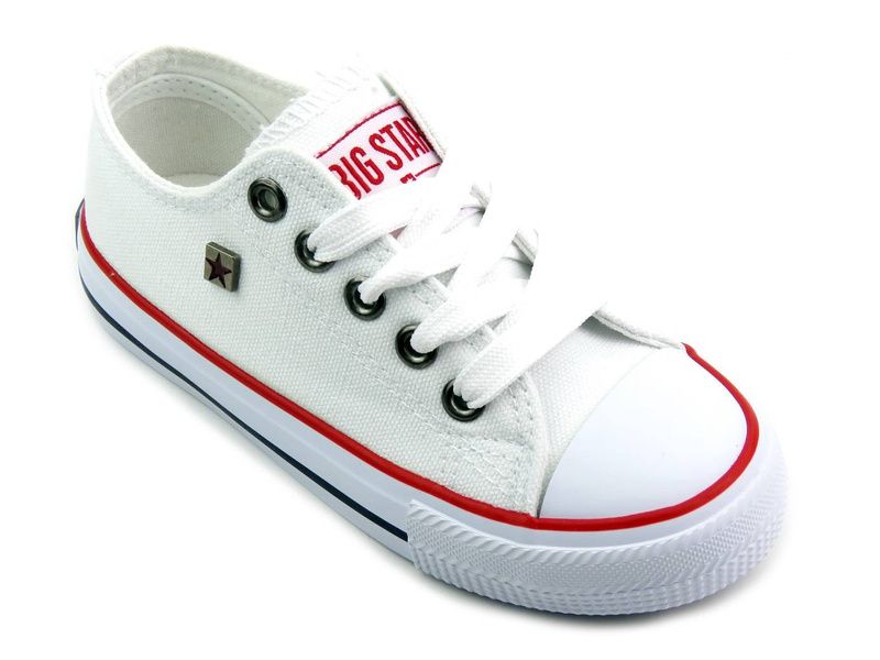 Trampki, buty sportowe dziecięce BIG STAR FF374200 101, białe