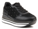 Sneakersy damskie na platformie - INBLU IN-1316, czarne