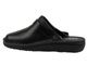 Skórzane Klapki Męskie Leon 300M czarne
