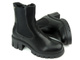 Botki damskie na traperowym obcasie - BIG STAR KK274492, czarne