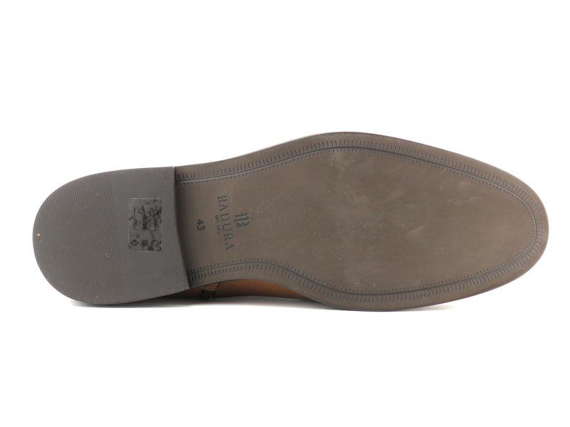 Eleganckie trzewiki męskie Badura 4663, brązowe