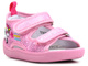 Sandałki dziecięce na rzepy - American Club TEN 38/22, różowe z jednorożcem