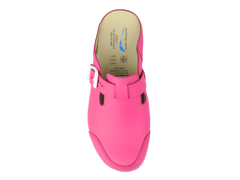 Wygodne damskie klapki Nursing Care PE9409 Noruega, fuksja
